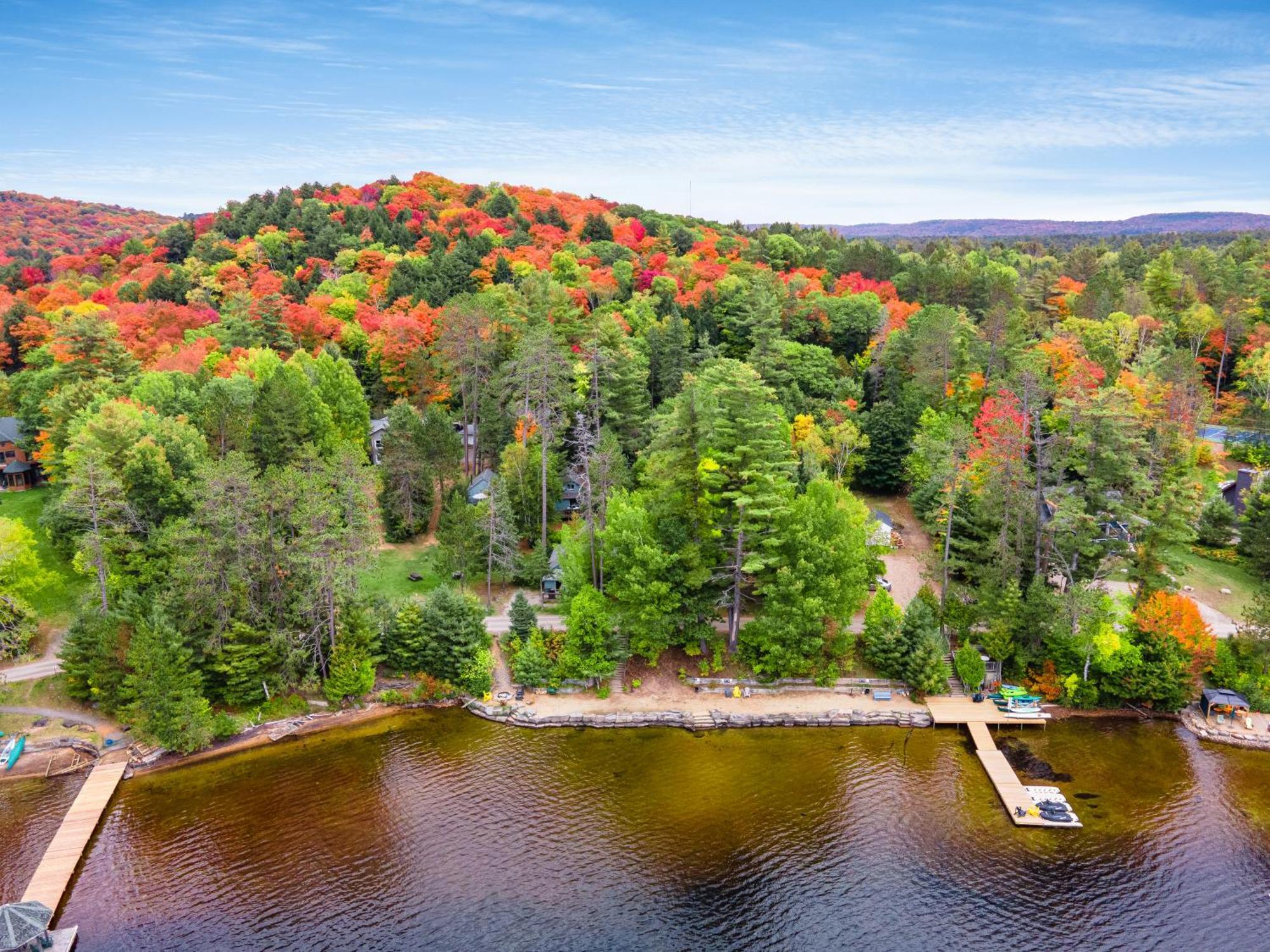 Muskoka Waterfront Retreat Villa Dwight Ngoại thất bức ảnh